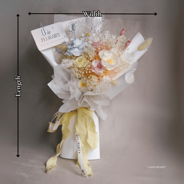 Standard Preserved Rose Bouquet | Mixed Pastel Flowers | Next-Day Flower Delivery in Bristol | UK-Wide Delivery