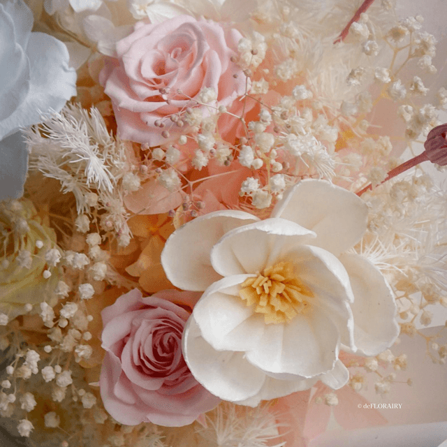 Standard Preserved Rose Bouquet | Mixed Pastel Flowers | Next-Day Flower Delivery in Bristol | UK-Wide Delivery