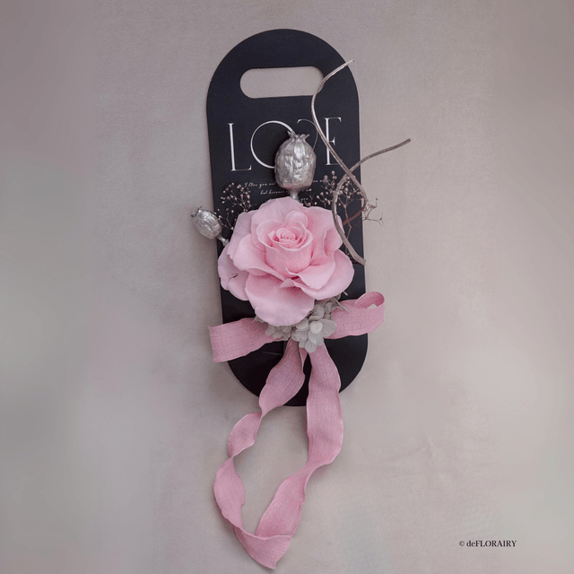 Pink: Love in Bloom | Keepsake Flower Card | Next-Day Flower Delivery in Bristol | UK-Wide Delivery