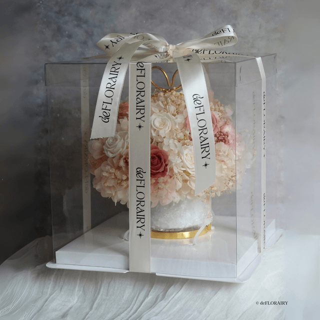 Blush Whimsy | Everlasting Flower in Ceramic Vase | Next-Day Flower Delivery in Bristol | UK-Wide Delivery