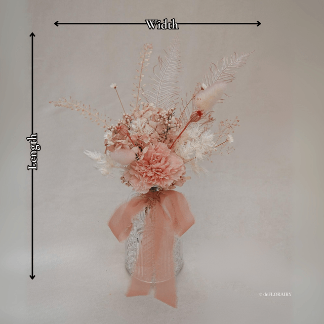Soft Whimsy | Preserved Carnation in Vase | Next-Day Flower Delivery in Bristol | UK-Wide Delivery