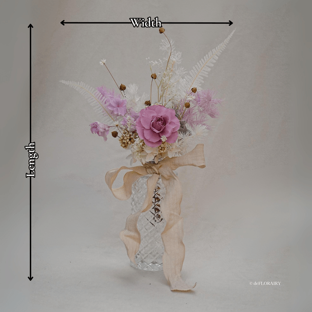 Lavender Drift | Preserved Rose in Vase | Next-Day Flower Delivery in Bristol | UK-Wide Delivery