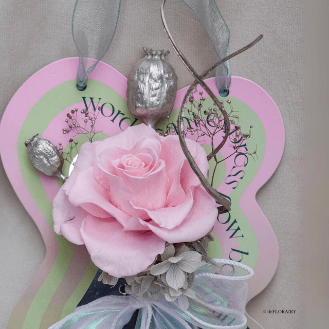 Pink: Words Can't Express How Beautiful You Are Flower Card & 6" Whole Cake | Direct Home Delivery | 4 Days in Advance