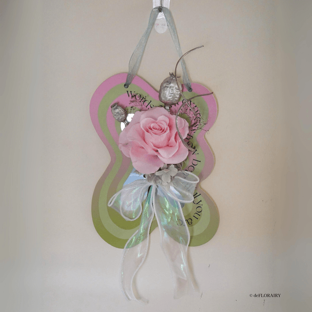 Pink: Words Can't Express How Beautiful You Are | Keepsake Flower Card | Next-Day Flower Delivery in Bristol | UK-Wide Delivery