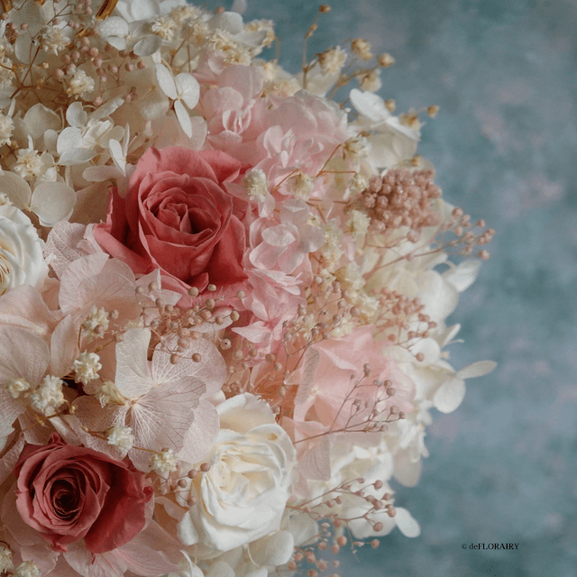 Blush Whimsy | Everlasting Flower in Ceramic Vase | Next-Day Flower Delivery in Bristol | UK-Wide Delivery