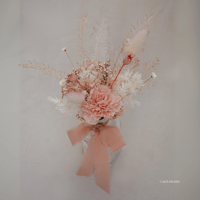 Soft Whimsy | Preserved Carnation in Vase | Next-Day Flower Delivery in Bristol | UK-Wide Delivery
