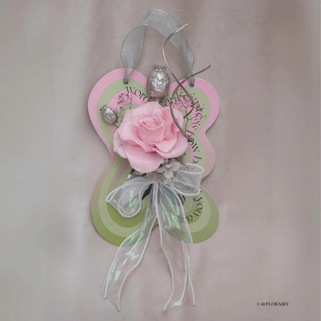 Pink: Words Can&#039;t Express How Beautiful You Are | Keepsake Flower Card | Next-Day Flower Delivery in Bristol | UK-Wide Delivery