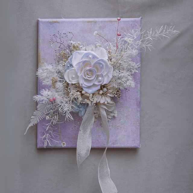 Starblush | Preserved Flower Gift | 3D Flower Canvas | One-of-a-Kind Artwork