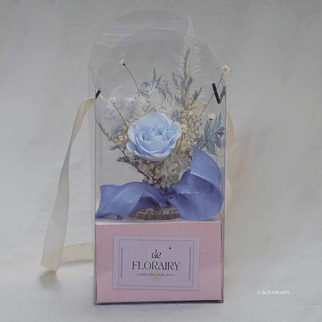 Serene Bloom | Preserved Rose in Vase | Next-Day Flower Delivery in Bristol | UK-Wide Delivery