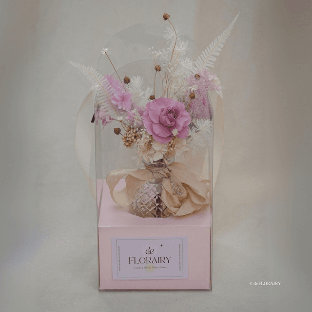 Lavender Drift | Preserved Rose in Vase | Next-Day Flower Delivery in Bristol | UK-Wide Delivery